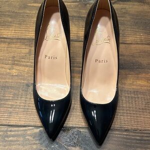 Christian Louboutin Glossy Black Heels